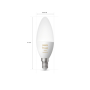 PHILIPS HUE 1XE14 White Ambiance LED