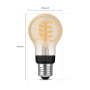 PHILIPS HUE 1XE27 White Ambiance LED