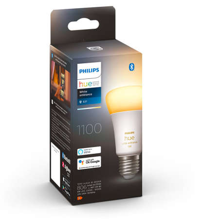 PHILIPS HUE 1xE27 White Ambiance LED