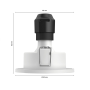PHILIPS HUE Xamento White and Color Ambiance LED