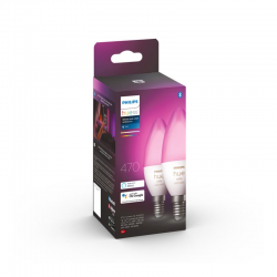 PHILIPS HUE 2XE14 White & Color Ambiance LED
