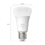 PHILIPS HUE KIT 3XE27 White LED