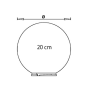 MARECO LUCE Globo Fumado 20cm/25cm/30cm