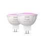 PHILIPS HUE 2xGU5.3 Color ande White Ambiance LED 