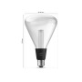 PHILIPS HUE 1xE27 Triângulo Vintage White and Color Ambiance LED