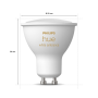 PHILIPS HUE 1xGU10 White Ambiance LED