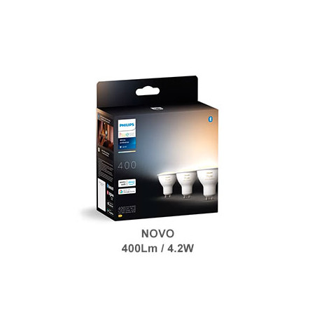PHILIPS HUE 3xGU10 White Ambiance LED