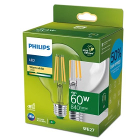 PHILIPS Ultra LED E27-G95 4W Equiv. 60W