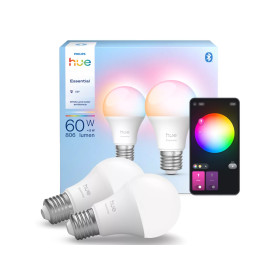 PHILIPS HUE Essential 2xE27 A60 White and Color Ambiance LED