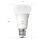 PHILIPS HUE 2xE27 White Ambiance LED