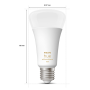 PHILIPS HUE 1xE27 White Ambiance LED