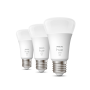 PHILIPS HUE 3XE27 White LED