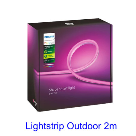 PHILIPS HUE Lightstrip Outdoor 2m White and Color Ambiance LED
