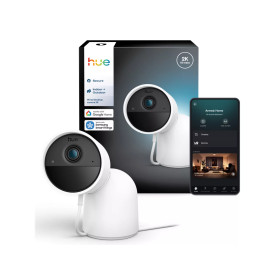 PHILIPS HUE SECURE Câmara de Mesa 2K com cabo