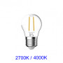 ENERGETIC Esférica Filamento LED E27 4W Equiv.40W
