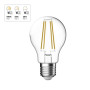 ENERGETIC Standard Step-dim Filamento LED E27-A60 4.9W Equiv.60W 2700K (Branco Quente)